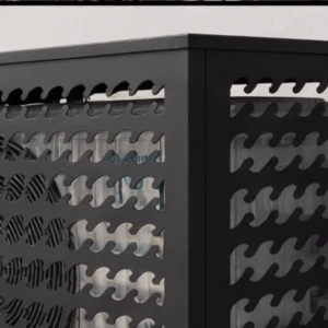 Cache climatiseur extérieur fixation murale, motif Poseidon-1