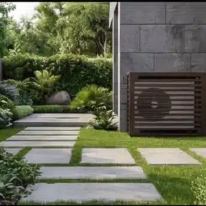 CCLIM-EXT-LINEARIS-B-MUR(1) Cache climatiseur extérieur fixation murale, motif Linéaris-1