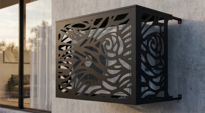 CCLIM-EXT-BRISE-MUR-N Cache climatiseur en maison extérieur-1