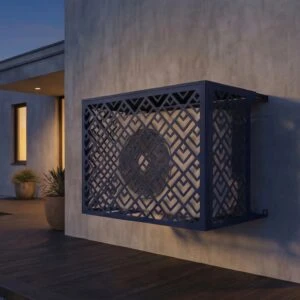 Cache climatiseur extérieur fixation murale Fuji-3