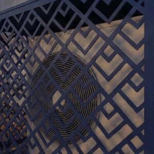 Cache climatiseur extérieur fixation murale Fuji-1