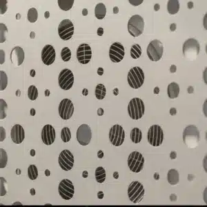 Cache climatiseur extérieur fixation murale, motif Orbia-3